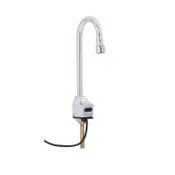 Chekpoint Electronic Faucet, Single Hole, Deck Mount, Gooseneck, AC/DC Control Module