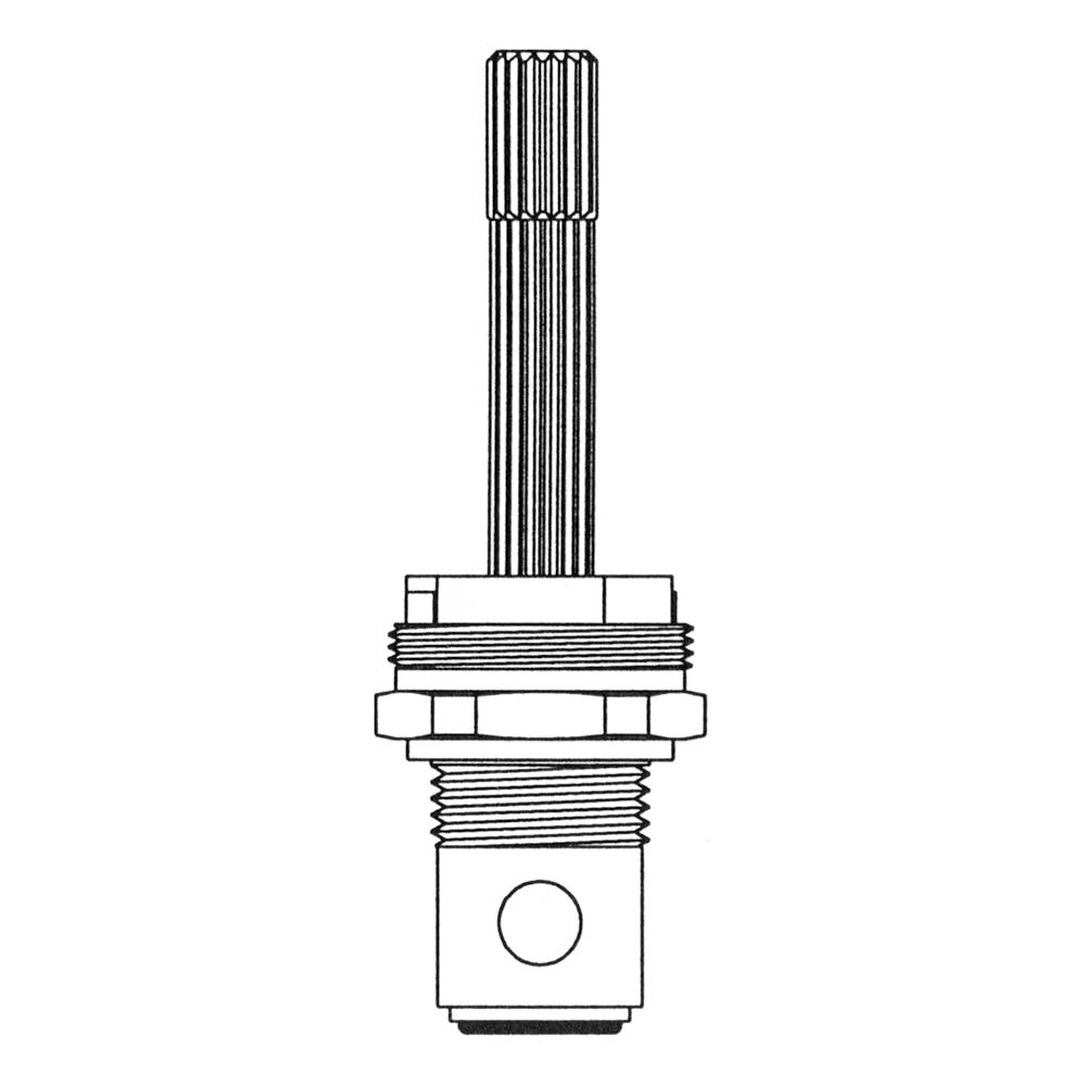Stem Assembly Left Hand Cold fits Union Brass
