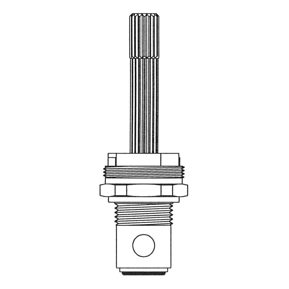 Stem Assembly Left Hand Cold fits Union Brass