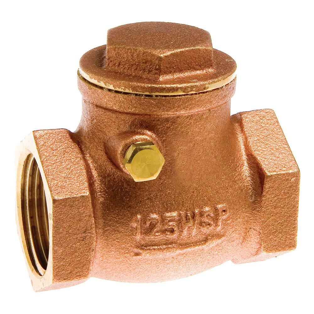 Check Valve, 3/4 Inch, Lead Free Swing, Threaded Ends