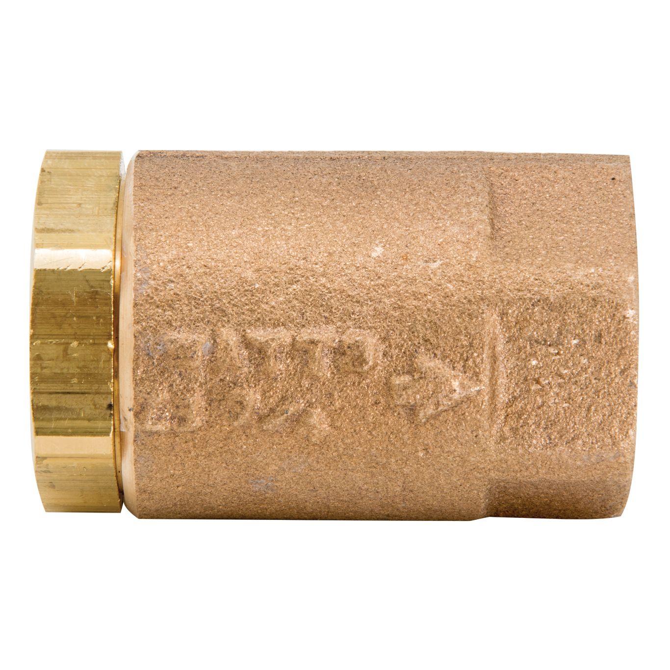 Check Valve, 1, Lead Free Brass Silent, PTFE Seat, 600