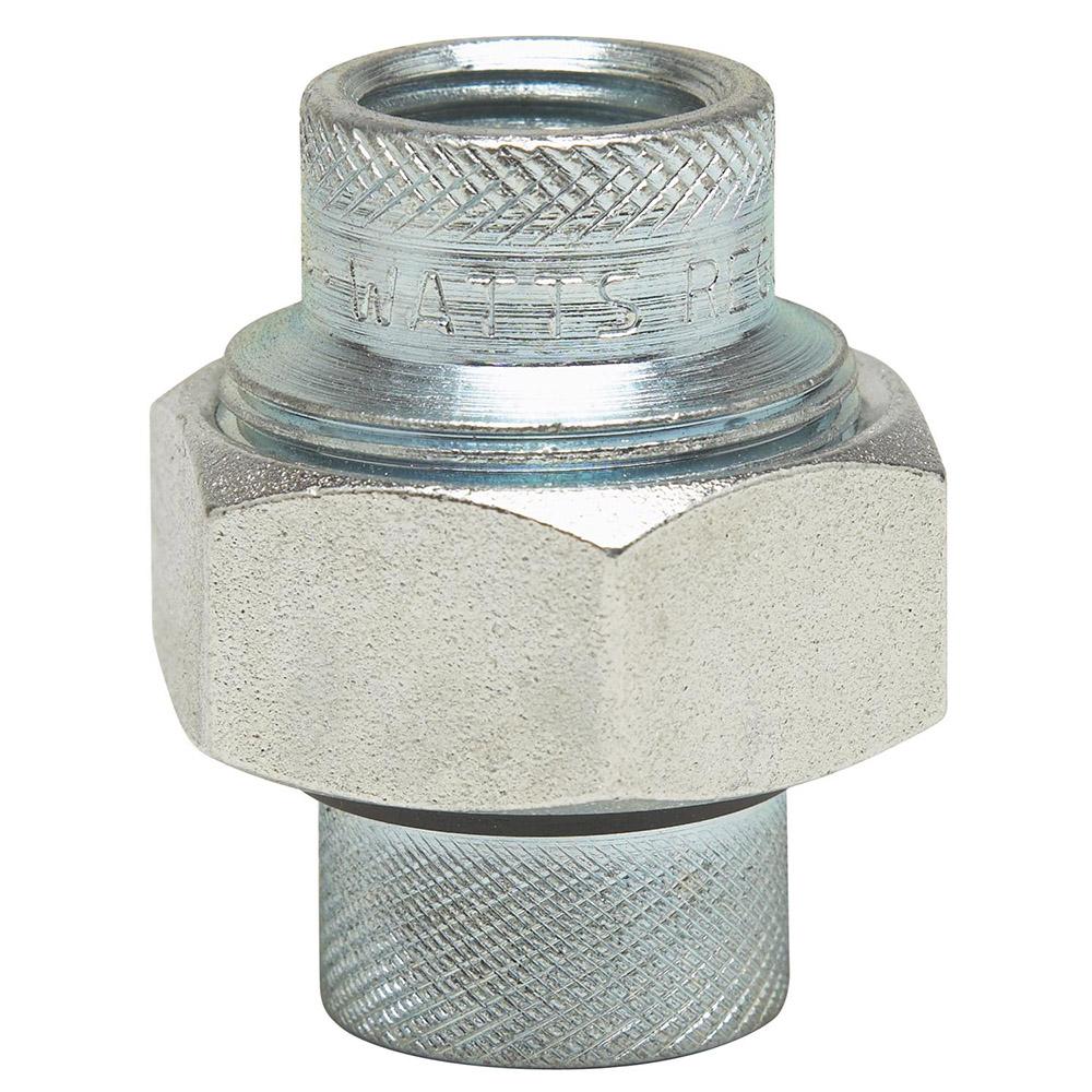 Dielectric Union, 1/2, LF, FIP Thd to FIP Thd Galvanized Con