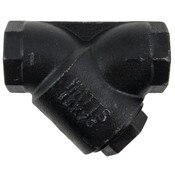 Wye Pat Strainer, 2 Inch, Cast Iron, Thread, 20 Mesh Screen, Tapped Ret Cap, Series 77M1, Watts
