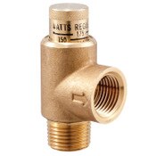 Pressure Relief Valve, 1/2 Inch, Calibrated, Brass, Poppet Type, 50-175 PSI, Series 530, Watts