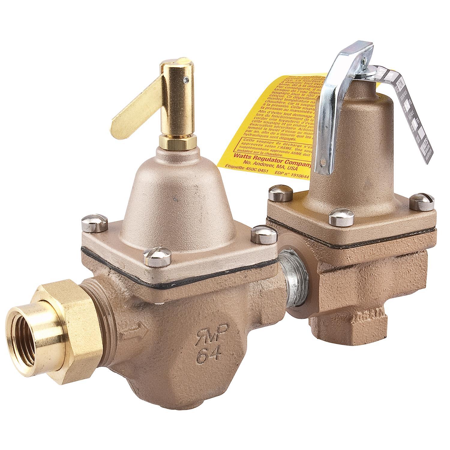 Regulator and Relief Valve, 1/2, Dual Control, NPT Thd, 1450