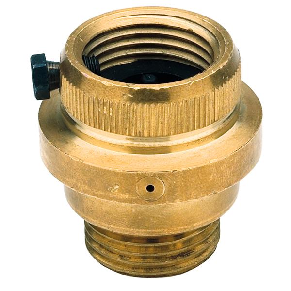 Vacuum Breaker, 3/4 Brass Hose Con, Freeze Relief, CP