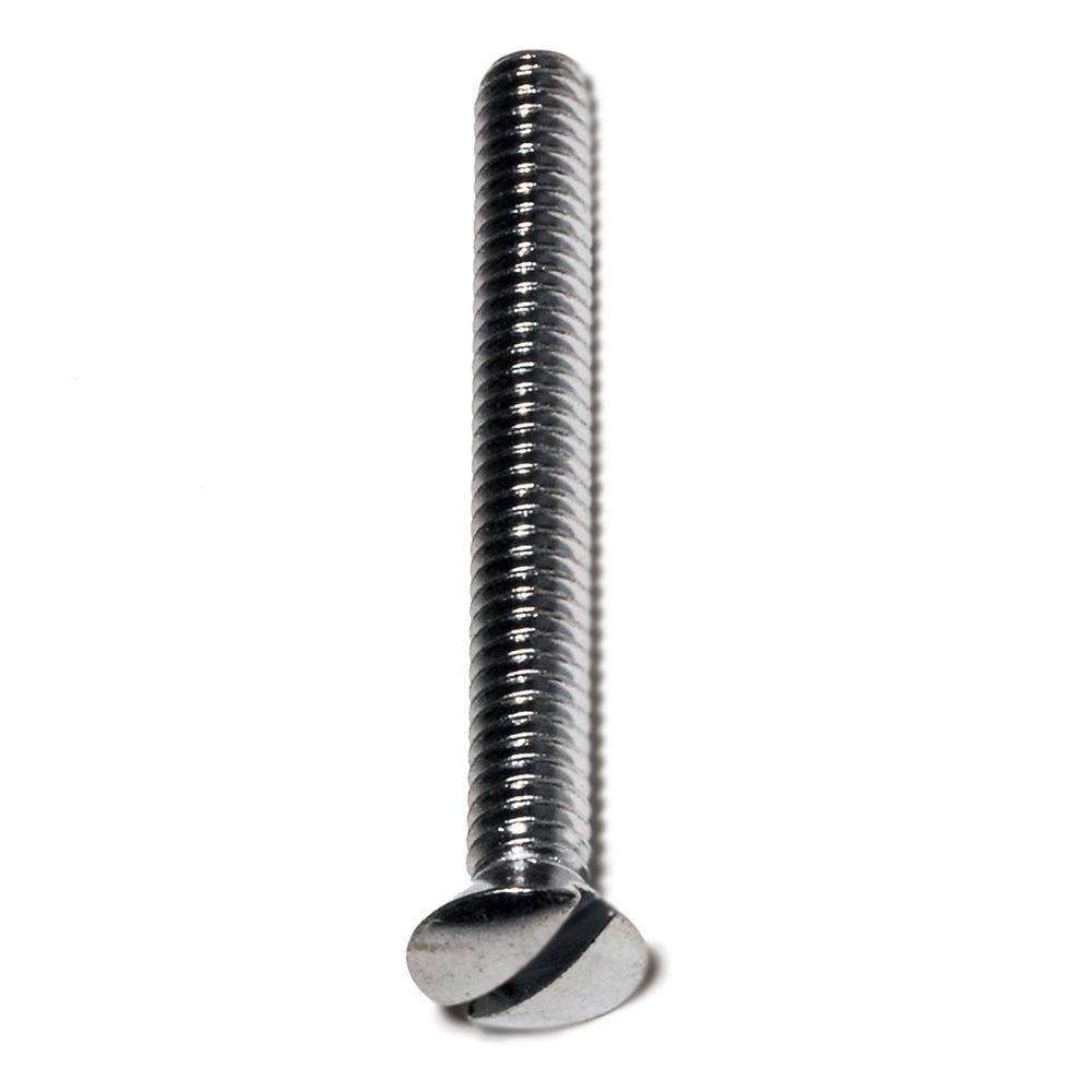 Screw Plate Overflow 2 1/4 Inch Chrome Watco