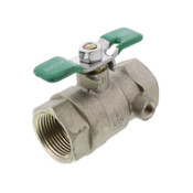 Ball Valve 1 Inch Tapped # 1 Series 850XL Lead Free, Wilkins