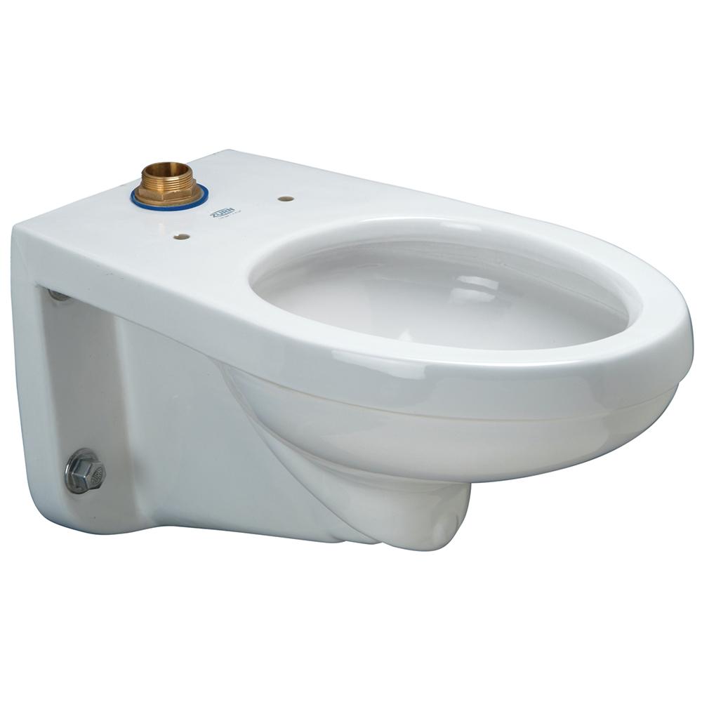 Wall Hung Toilet Bowl Only Universal Flush 1.1 GPF 4 Bolt, Zurn