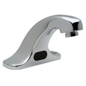 AquaSense Battery Powered Chrome Plated Lavatory Infrared Sensor Faucet, 4 Inch Centerset, 0.5 GPM 