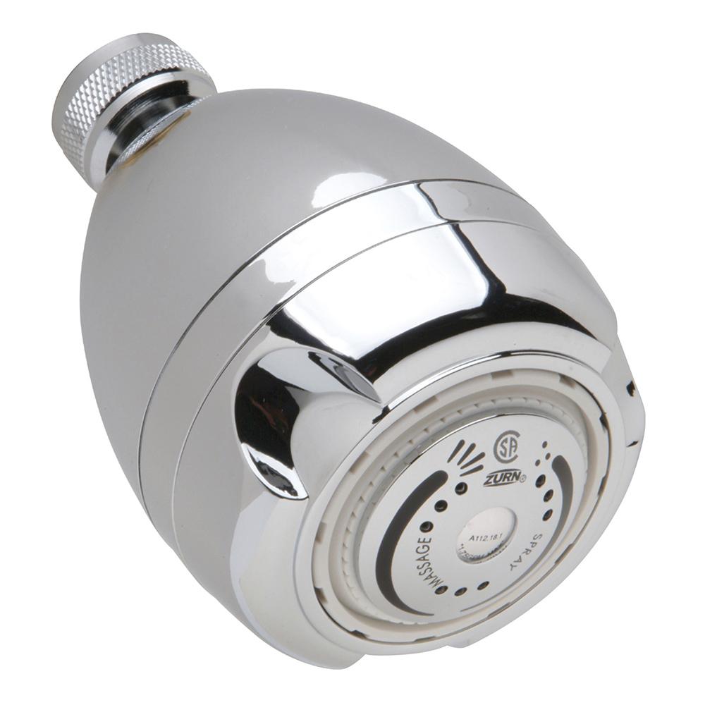 Shower Head Water Saver 1.5Gpm Coarse To Soft Adjusting Zurn