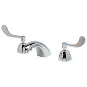 Faucet Widespread 5 In Cast Spout 4 In Wrist Blade Handles