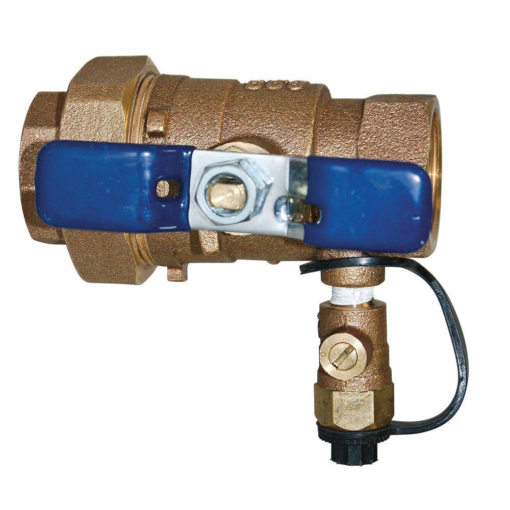 Ball Valve, 2, Lead Free, Full Port Union End Tapped, 622