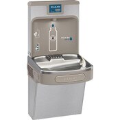 EZH2O Refrigerated Surface Mount Bottle Filling Station With Single ADA Cooler, Filtered 8 GPH Stainless Steel