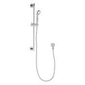 Wall-Mounted Shower Hand Spray With 24" Slide Bar, Polished Chrome, 2.5 GPM Hand Spray With 59" Sta