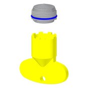 Pressure Compensating Econo-Flo Non-Aerating Spray Outlet 0.5 GPM, 0.5 GPM (1.9 L/Min), Non-Aeratin