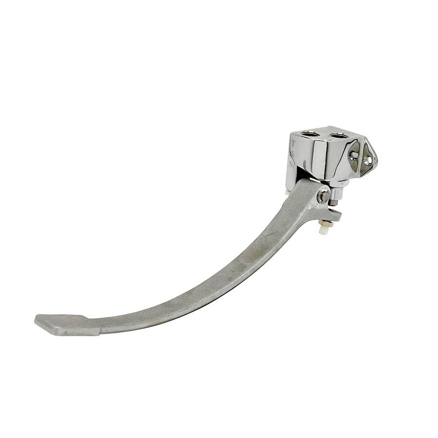 Single Pedal Valve, Wall Mount, 1/2" NPT Female Inlet And Ou
