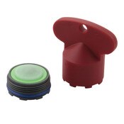 Aerator, Spray Outlet 0.5 GPM with Key Chrome