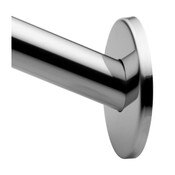 Curved Shower Rod 5 Ft Low Profile Chrome, Moen