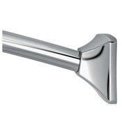 Curved Shower Rod 5 Ft Square Flange Chrome, Moen