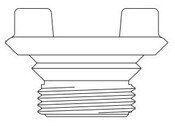 Soap Dispenser Barrel Nut, Acorn