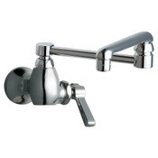 Single-Hole Wall-Mounted Pot And Kettle Filler, Quaturn Compression Operating Cartridge, Right-Hand