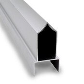 Headrail 1 1/4" material by 8 1/2' length, Jacknob.
