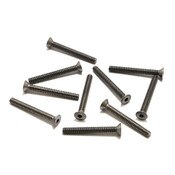#10-32 X 1 3/4" Stainless Steel Hex Flat Head Center Reject Screw, 10 Pack, Acorn