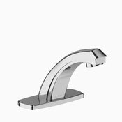 EBF187-8 Optima Battery Powered faucet, single hole, 8" deckplate, .5gpm Chrome.