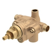 Temptrol Mixing Valve Integral Volume Control Built-in Service Stops Less Trim
