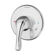 Origins Tub and Shower Valve Lever Handle, Polished Chrome, Integral Service Stops
