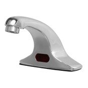 4 Inch Center Set Deck Mount 3 Point Anchoring System Piston Oper. Sensor Battery Powered 1000C Series Faucet