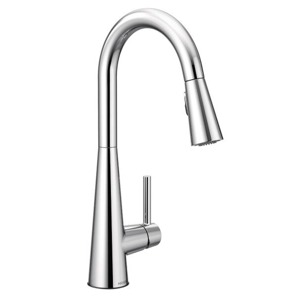 Sleek Kitchen Faucet Pull Down Chrome