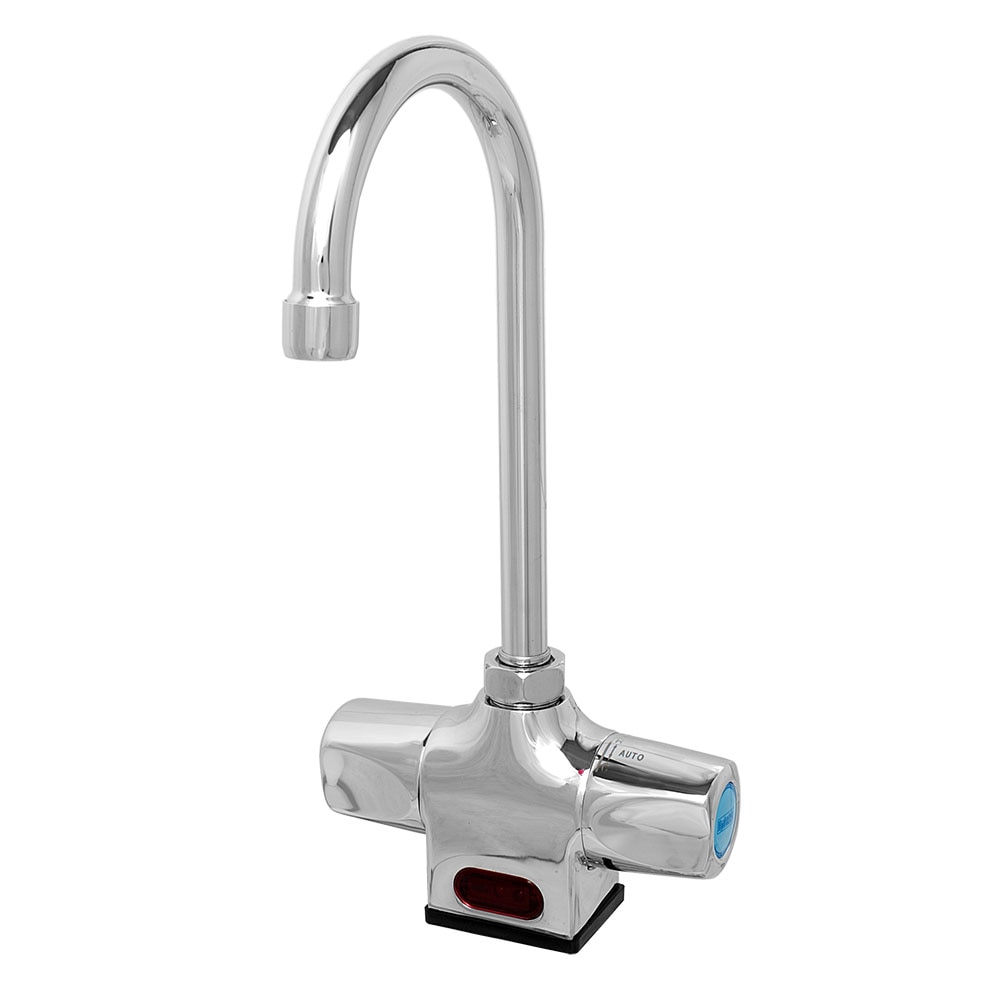 Single Hole Deck Mount Temp Adj AC Pwr GN Scrub Faucet