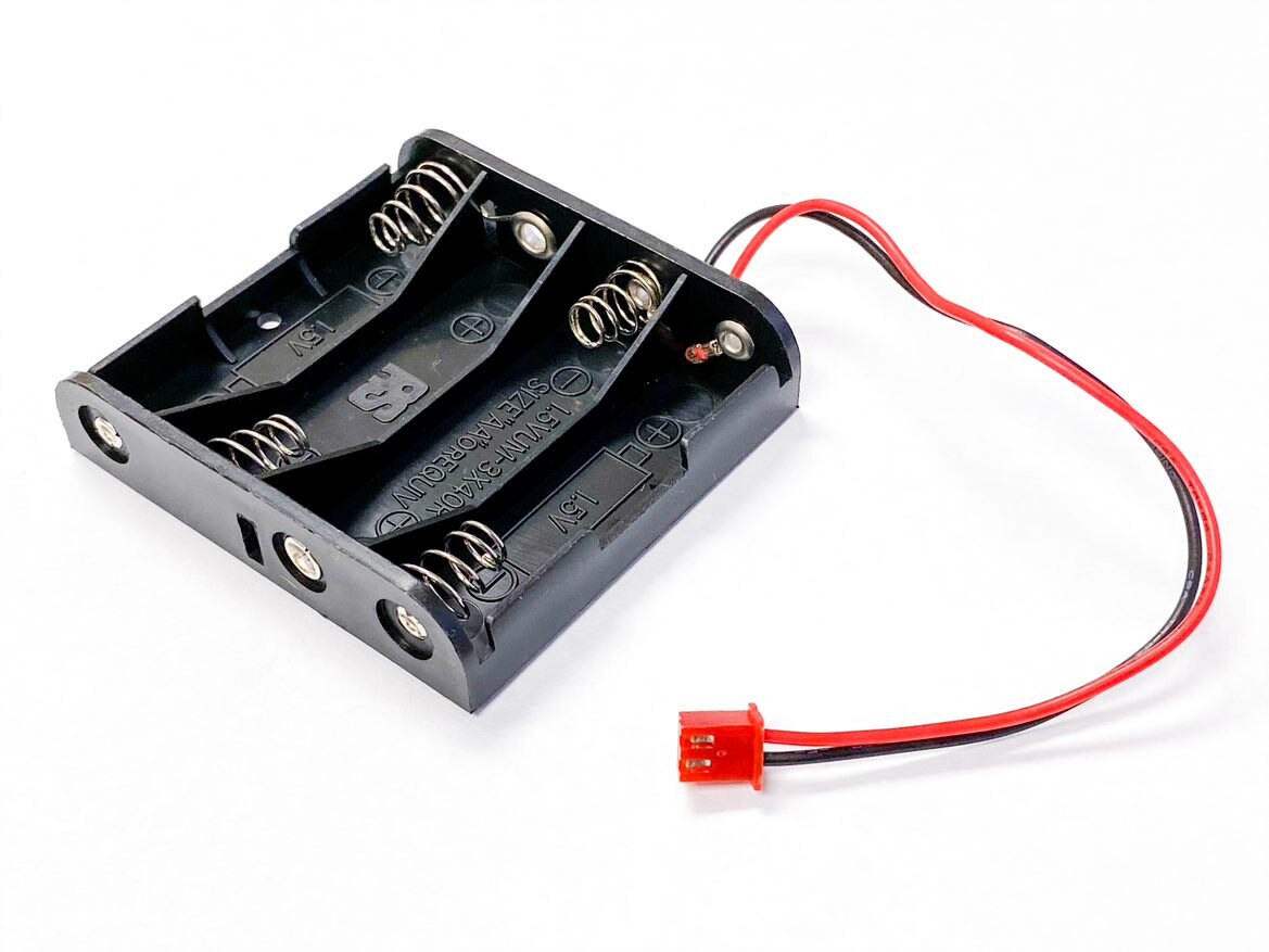 Battery Holder with 4 AA Batteries