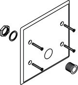 Wall Plate 5 X 5 without Sensor Eye