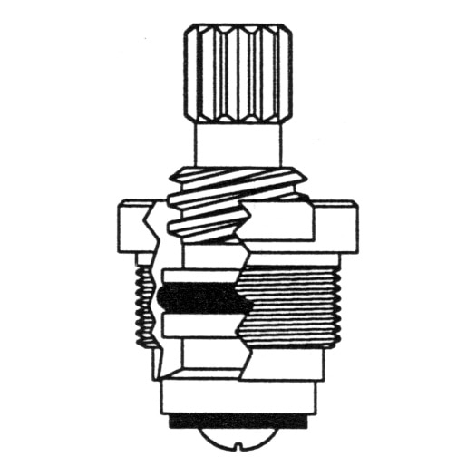 Stem Left Hand Cold Fits Milwaukee