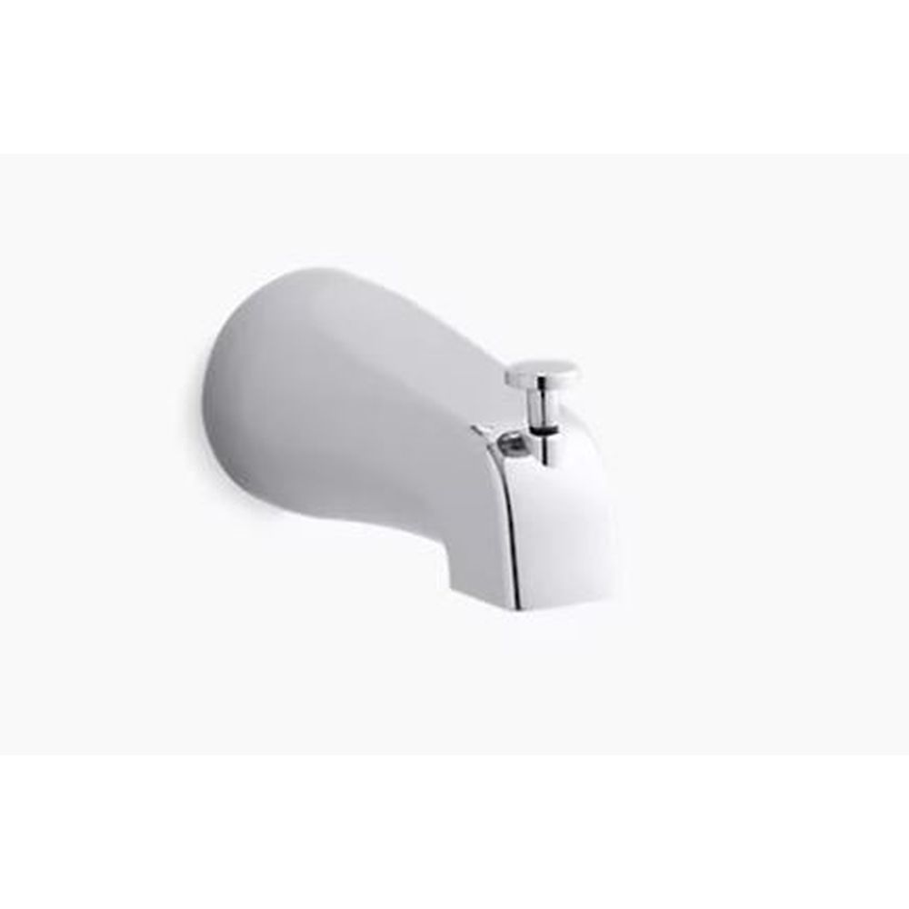 Diverter Bath Spout Slip Fit Connection Polished Chrome