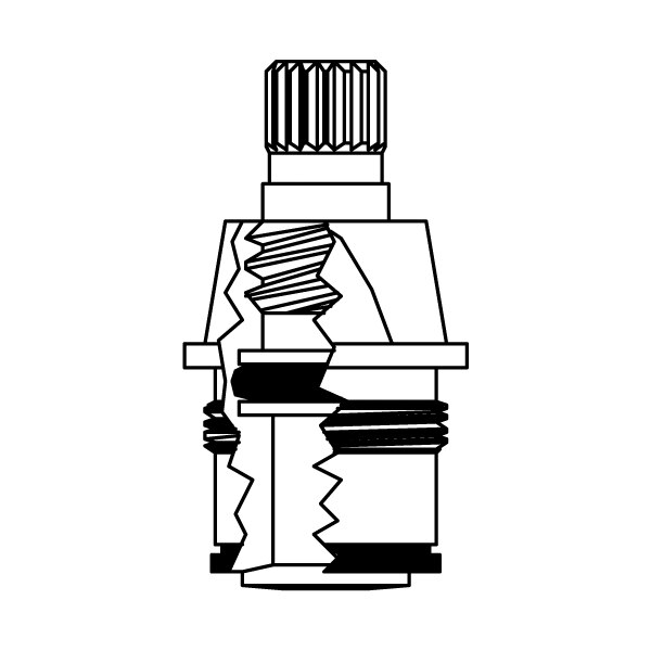 Stem Left Hand Cold Fits Briggs