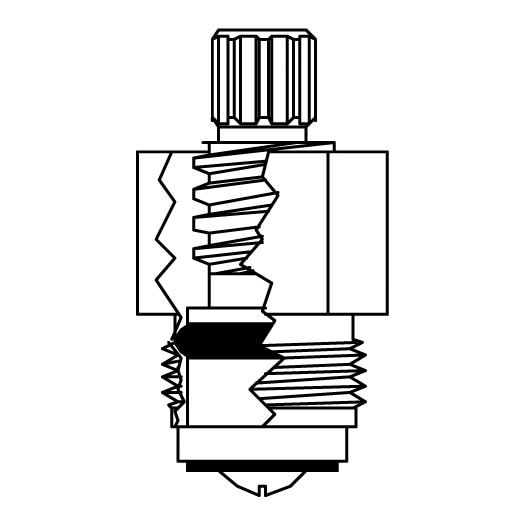 Stem Right Hand Hot Fits Borg Warner