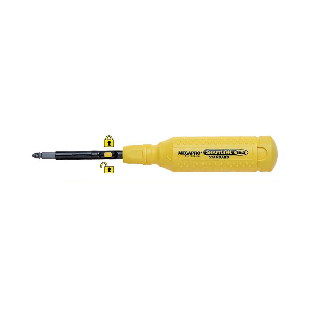 Screwdriver Shaftlok 15 In 1 Megapro