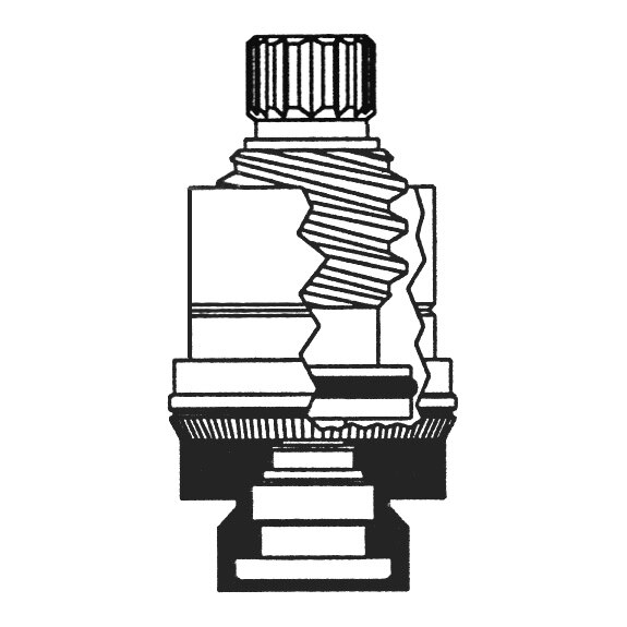 Stem Left Hand Cold Fits American Standard