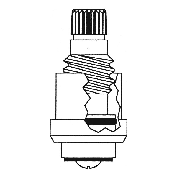 Stem Left Hand Cold Fits American Standard