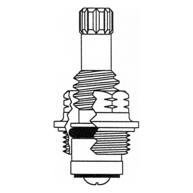 Stem Right Hand Hot Fits Pfister