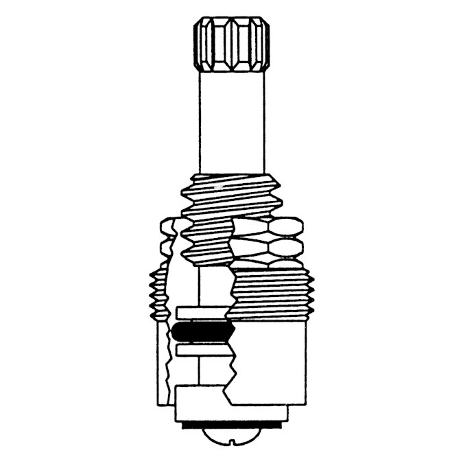 Stem Right Hand Hot Fits Pfister