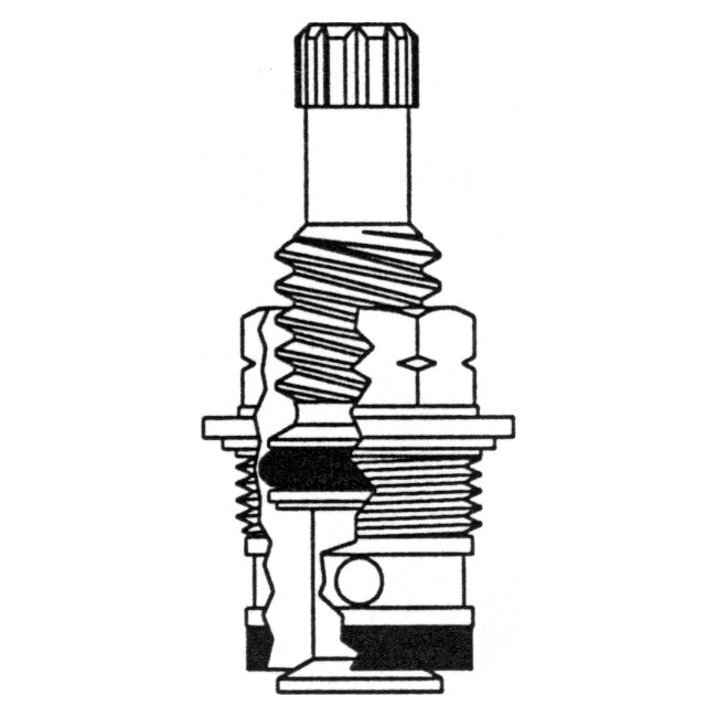 Stem Right Hand Hot Fits Pfister