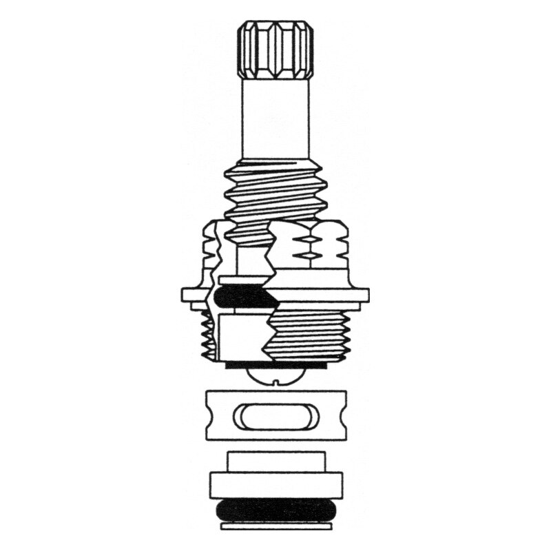 Stem Right Hand Hot Fits Pfister