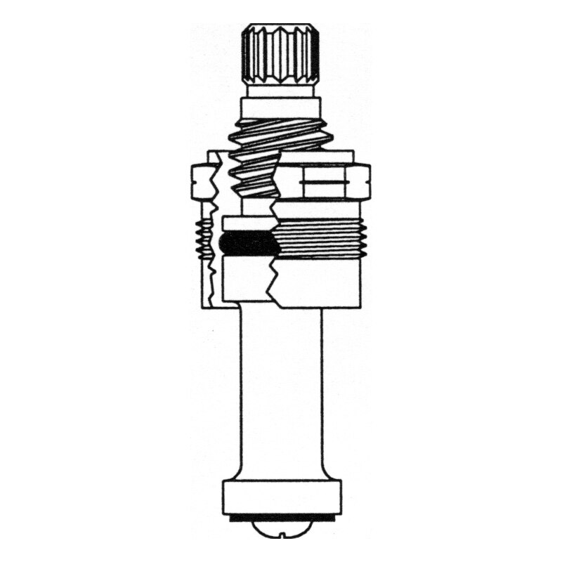 Stem Right Hand Hot Fits Kohler