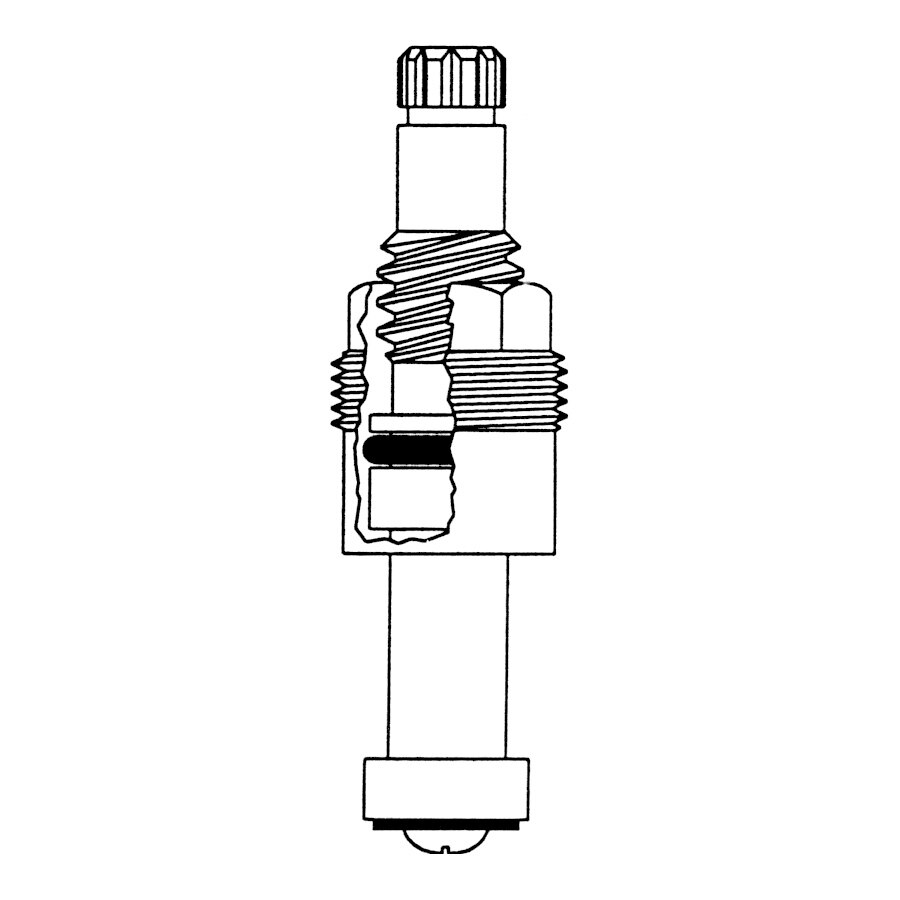 Stem Right Hand Hot Fits Pfister