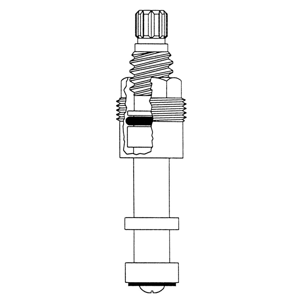 Stem Right Hand Hot Fits Pfister